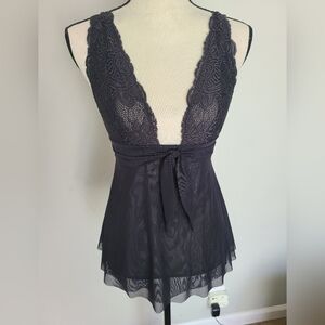 Victoria's Secret babydoll lingerie top early 2000's